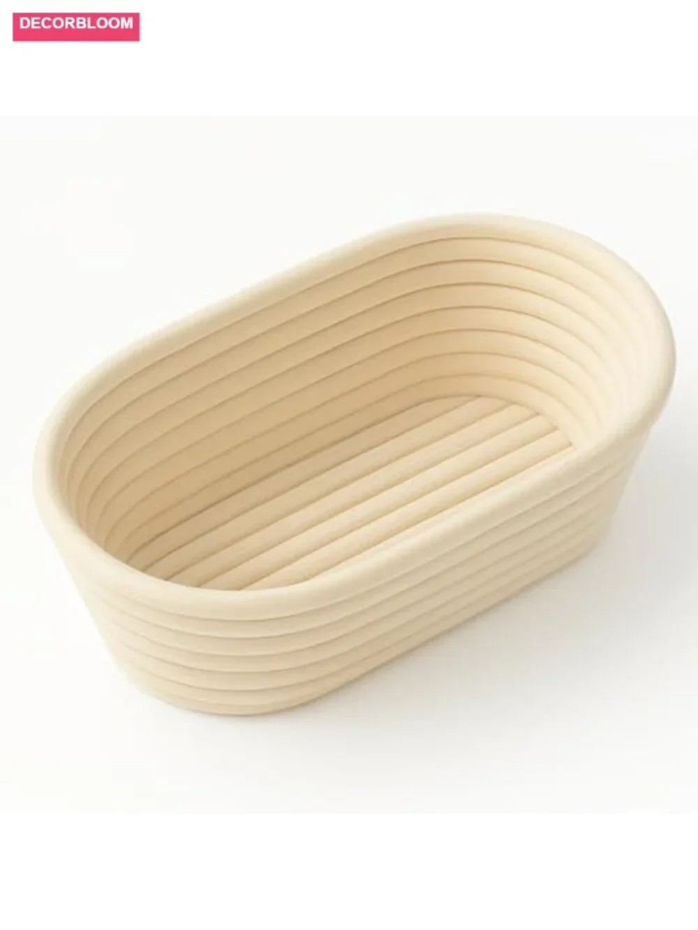 Oval 10 Inch Rattan Bread Proofing Basket with Lame, Blades & Cover